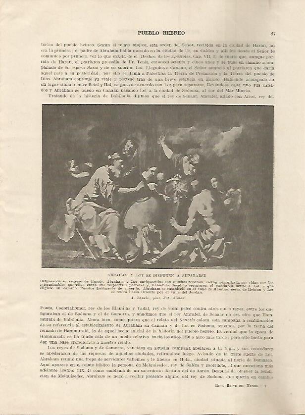 LAMINA 5043: Abraham y Lot se separan
