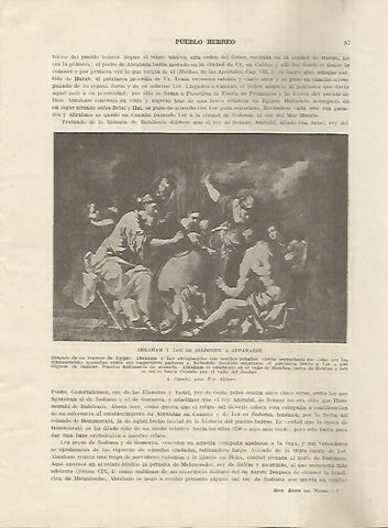 LAMINA 5043: Abraham y Lot se separan