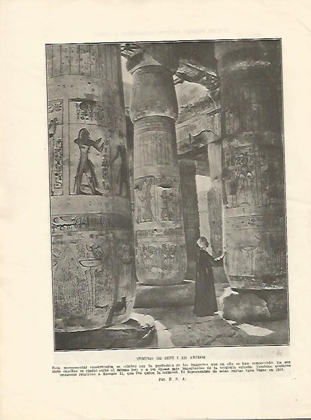 LAMINA 5055: Templo de Seti I en Abidos
