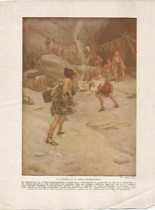 LAMINA 5058: La guerra en epoca prehistorica
