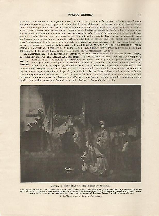 LAMINA 5089: Samuel es consagrado a Dios