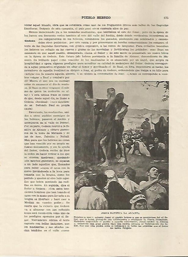 LAMINA 5093: Josue ratifica la alianza