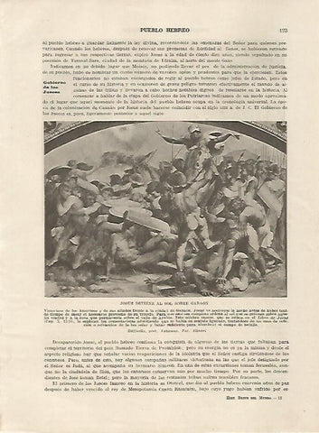 LAMINA 5094: Josue detiene al sol sobre Gabaon