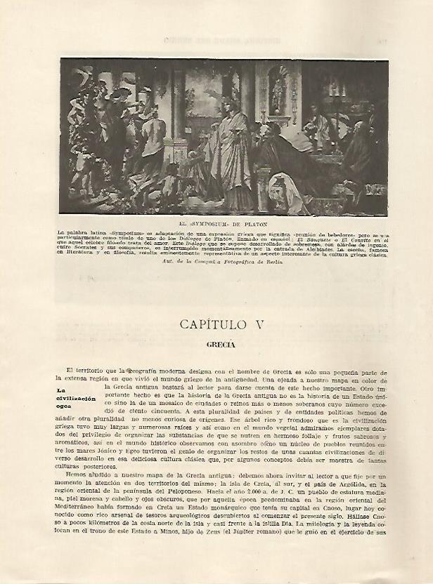 LAMINA 5121: El simposium de Platon