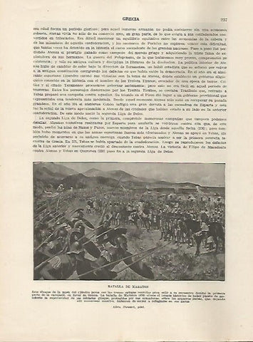 LAMINA 5145: Batalla de Maraton