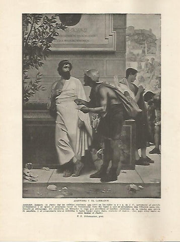 LAMINA 5147: Aristides y el labrador