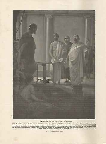 LAMINA 5158: Alcibiades en la corte de Tisafernes