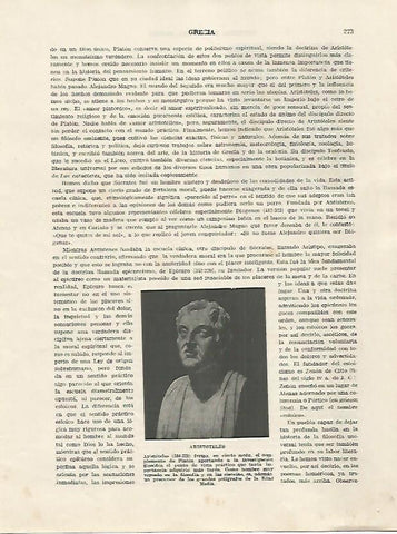 LAMINA 5165: Aristoteles