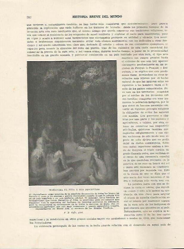 LAMINA 5169: Mahavira el Jina y sus discipulos