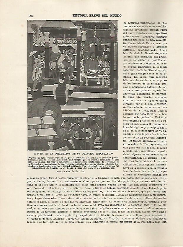 LAMINA 5177: Coronacion de un principe indostanico