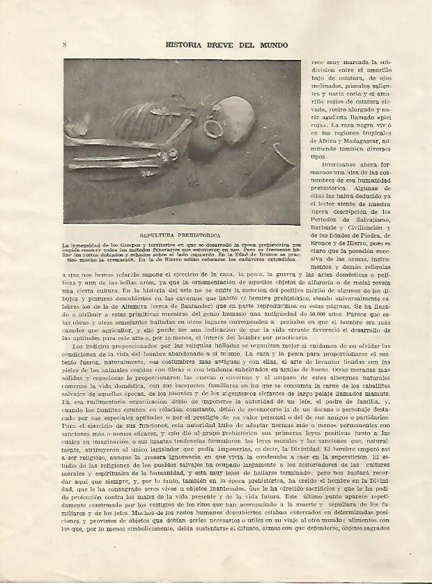 LAMINA 5188: Sepultura prehistorica