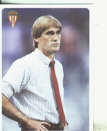 Cromos: Las fichas de la liga 95/96-Sporting: Ricardo Rezza (entrenador)