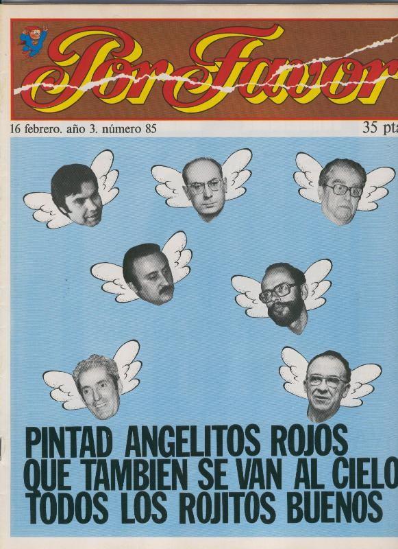 Por Favor numero 085, 16 febrero 1976: Pintad angelitos rojos