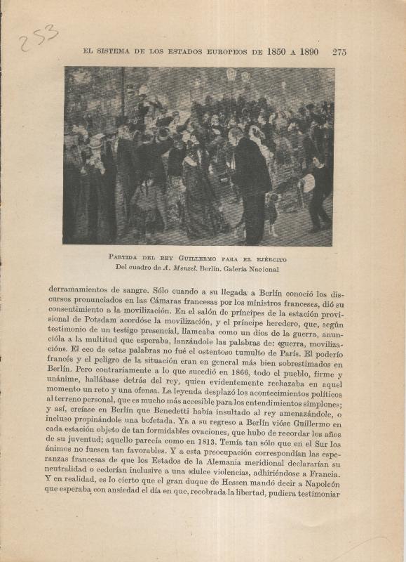 Liberalismo y Nacionalismo 1848-1890: Lamina numerada 253