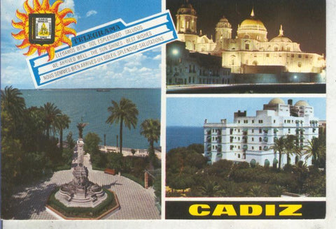 Postal 013728: Vistas varias de Cadiz