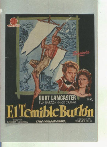 Foto cine 051: el temible burlon (Burt Lancaster)