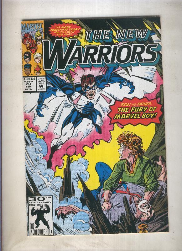 The New Warriors volumen 1 numero 020 (1992)