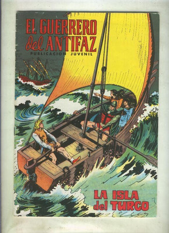 El Guerrero del Antifaz color numero 072: La isla del Turco (numerado 1 en trasera)