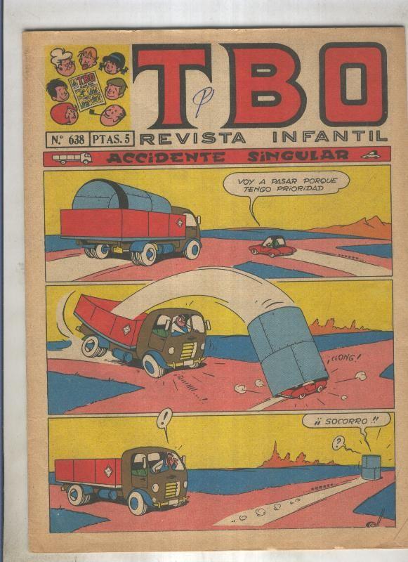 TBO numero 638: Accidente singular (Coll), (numerado 2 en trasera)