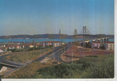 Postal 015978: Puente Salazar sobre el Tajo en Lisboa, Portugal