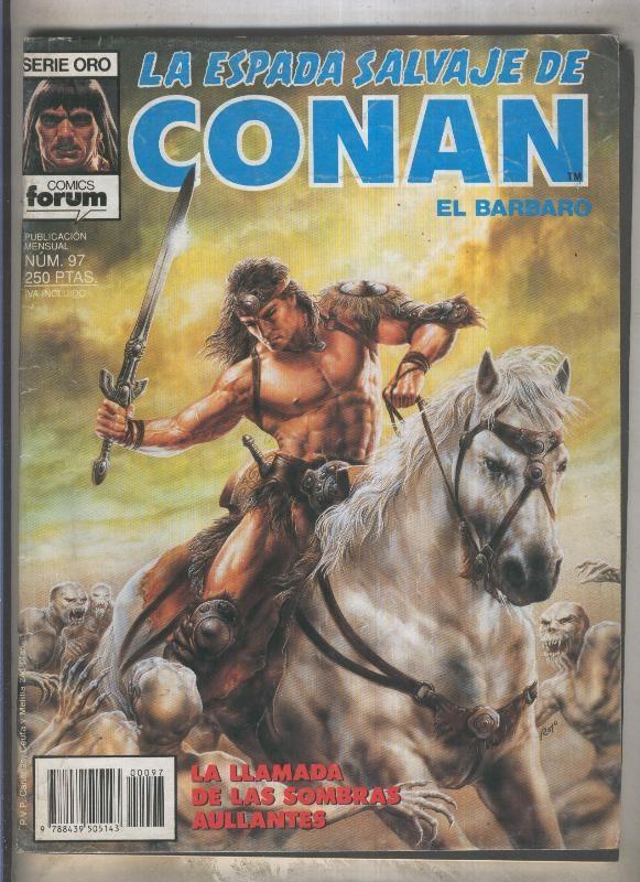 La Espada Salvaje de Conan primera edicion numero 097 (numerado 4 en trasera)
