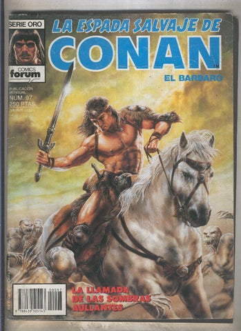 La Espada Salvaje de Conan primera edicion numero 097 (numerado 4 en trasera)