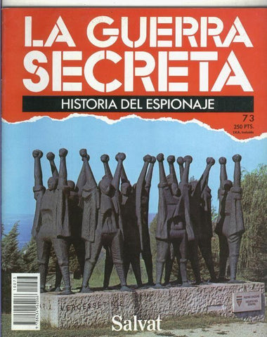 La Guerra Secreta: Historia del Espionaje numero 073, en la trasera foto de