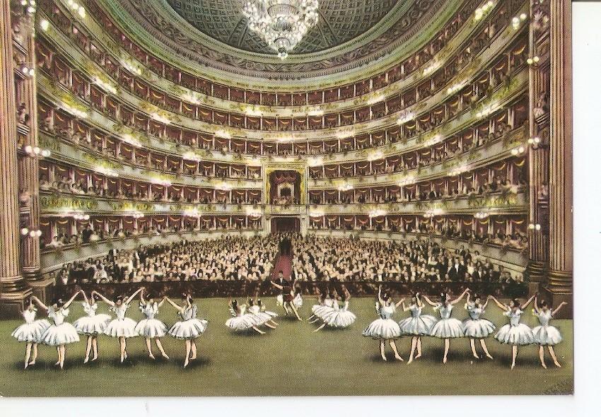 Postal 032355 : Teatro alla Scai (Interno). Milano