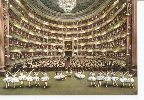 Postal 032355 : Teatro alla Scai (Interno). Milano