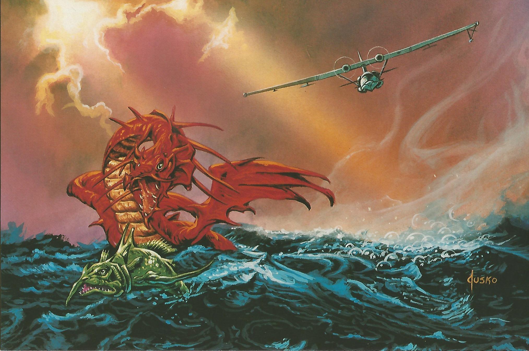 Colossal Card 100: Joe Jusko. The Boiling Sea