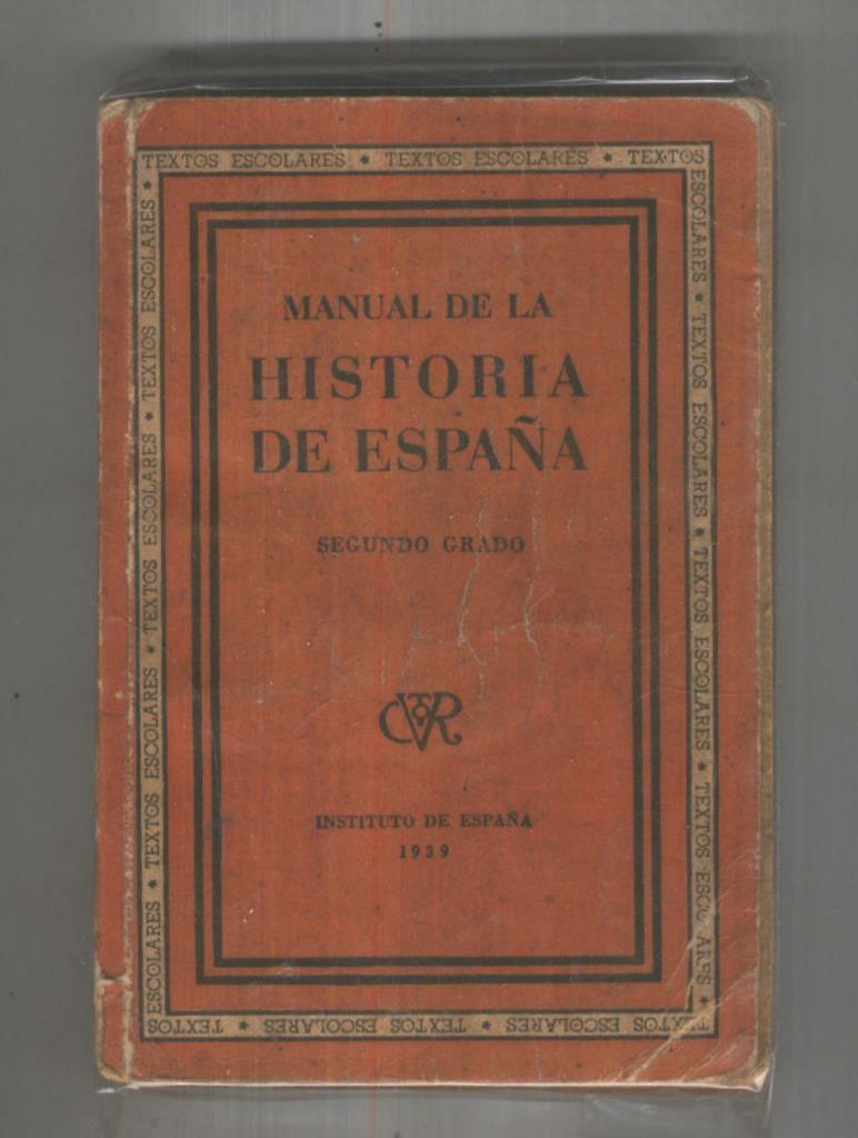 Manual de Historia de España, segundo grado