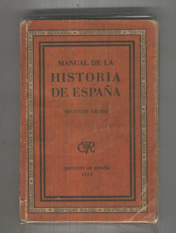 Manual de Historia de España, segundo grado