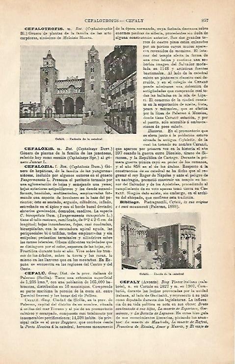 LAMINA ESPASA 2950: Catedral de Cefalu Italia