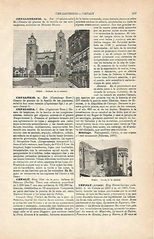 LAMINA ESPASA 2950: Catedral de Cefalu Italia