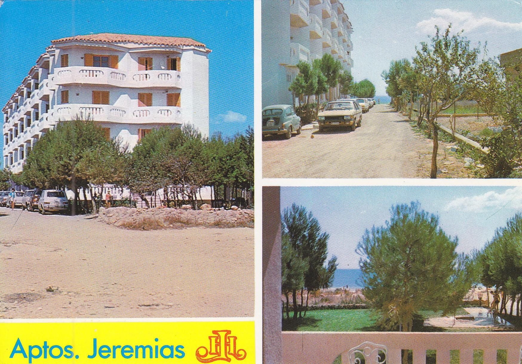 Postal 60898: Publicitaria. Varios motivos. Hotel aptos. Jeremias- Romana. Alcouber (Castellon)