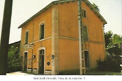 POSTAL 55168: Estacion de Sant Jordi Desvalls. 1991