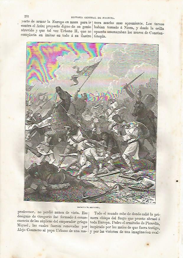 LAMINA 3417: Batalla de Bouvines