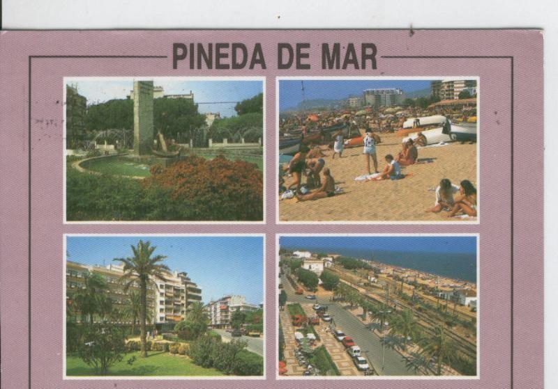 Postal 7062 : Pineda de Mar: vistas
