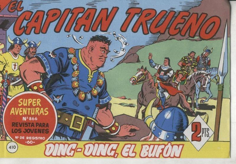 El Capitan trueno facsimil numero 410: Ding Ding, el bufon
