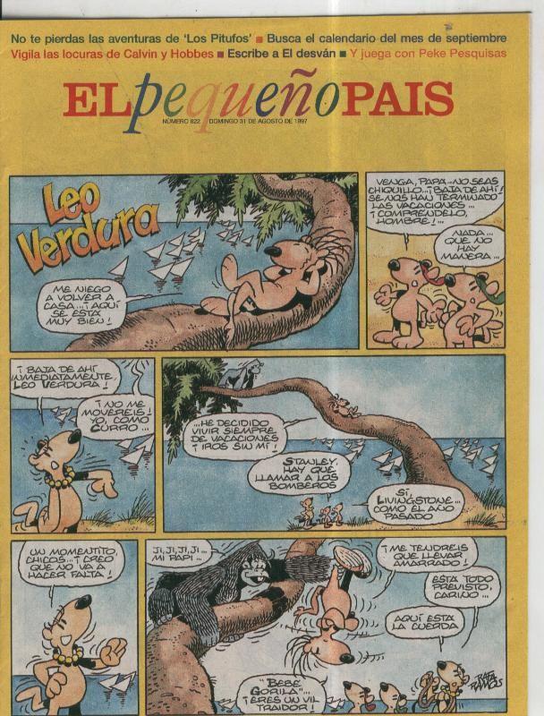 El Pequeño Pais numero 822: Calvin y Hobbe