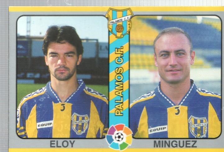 Cromos: Futbol Total Liga 95: Palamos C.F. numero 255: Eloy y Minguez