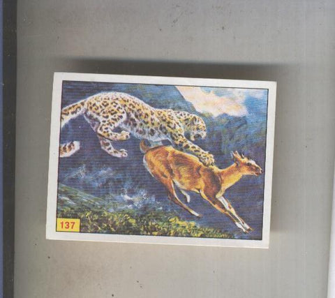 Cromo  Mamiferos de Panini numero 137