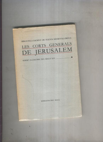 Les Corts Generals de Jerusalem