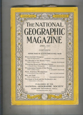 National geographic 1933 April