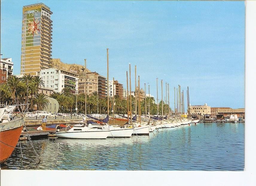 Postal 028634 : Alicante, paseo maritimo