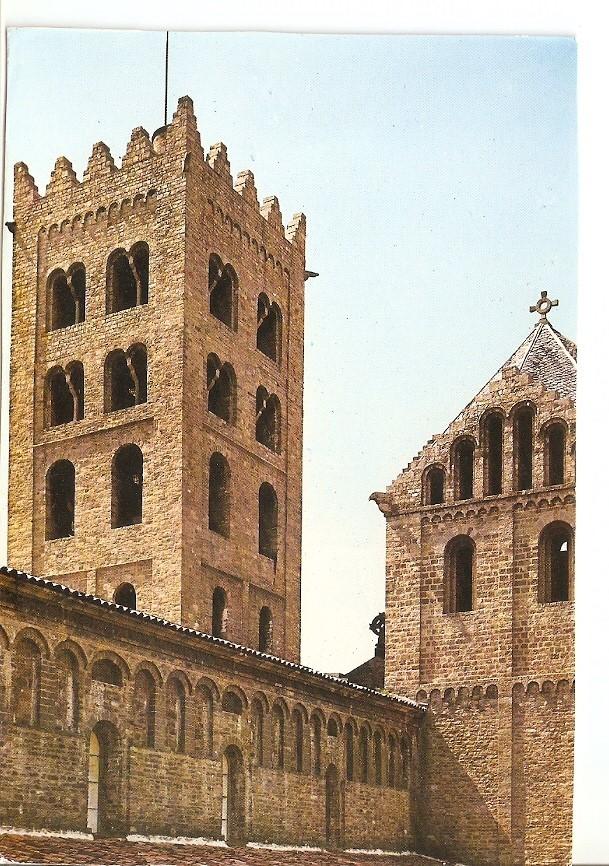 Postal 038915 : Ripoll (Pirineo Catalan). Torre del Monasterio