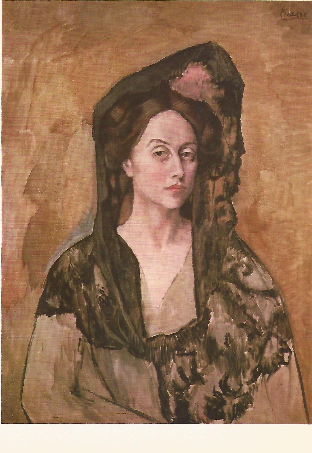 Lamina 061: Picasso. Retrato de Benedetta Bianco