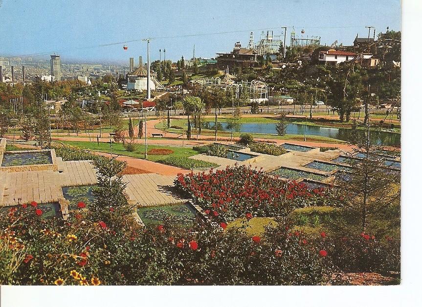 Postal 041566 : Barcelona. Montjuic. Jardines de Mossen Cinto