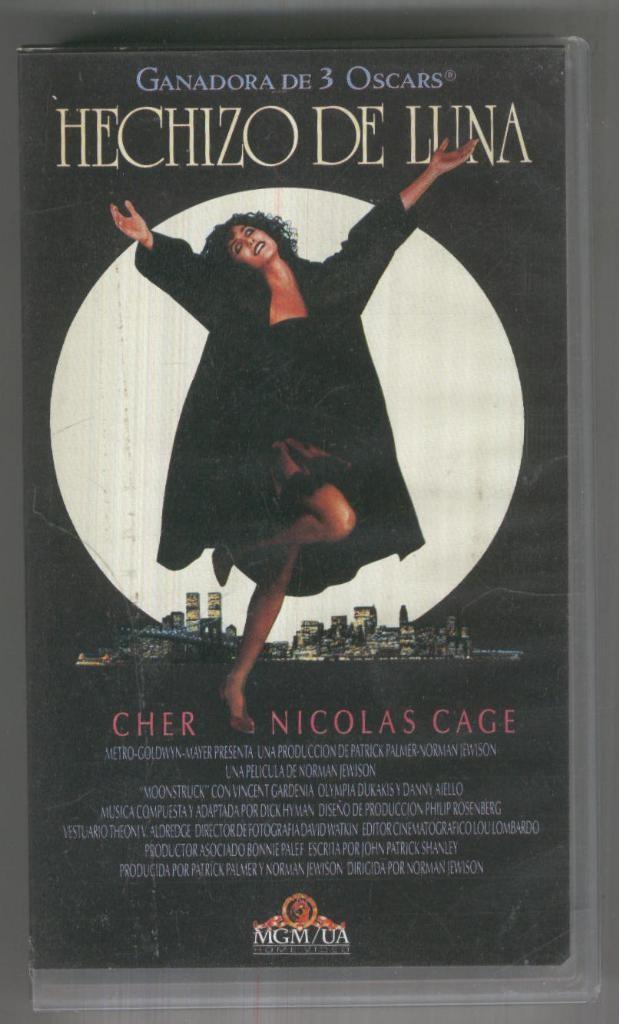 VHS Cine: HECHIZO DE LUNA - Norman Jewison (Cher)