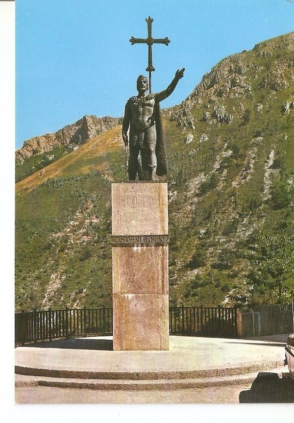 Postal 033824 : Covadonga. Estatura del Rey Don Pelayo